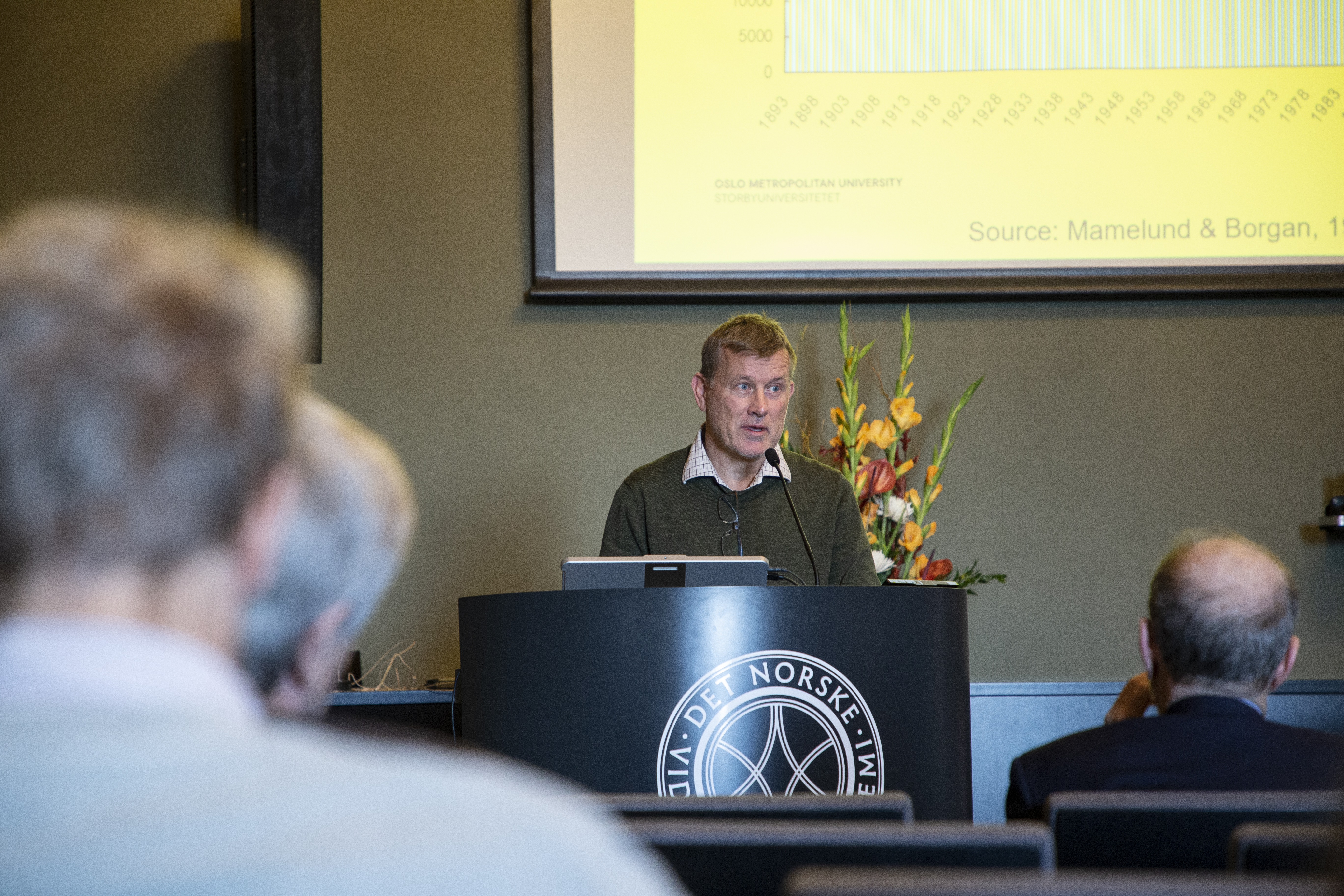Professor Svenn-Erik at CAS' jubilee conference
