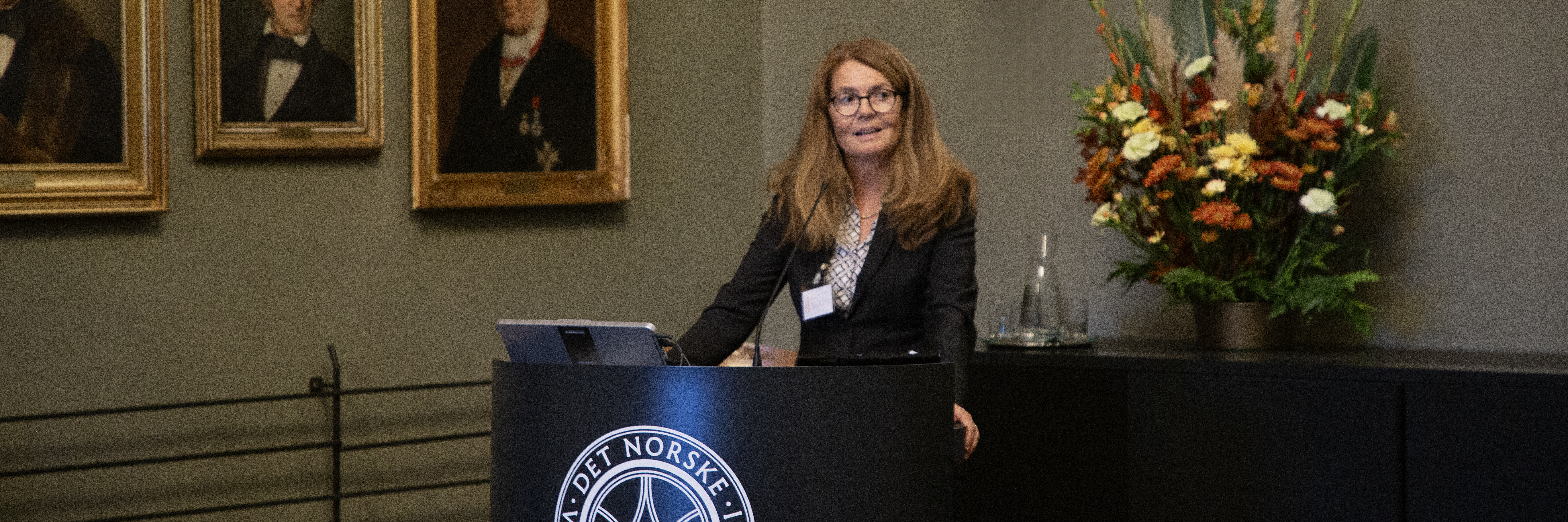 Director Camilla Serck-Hansen during the annual NetIAS meeting.