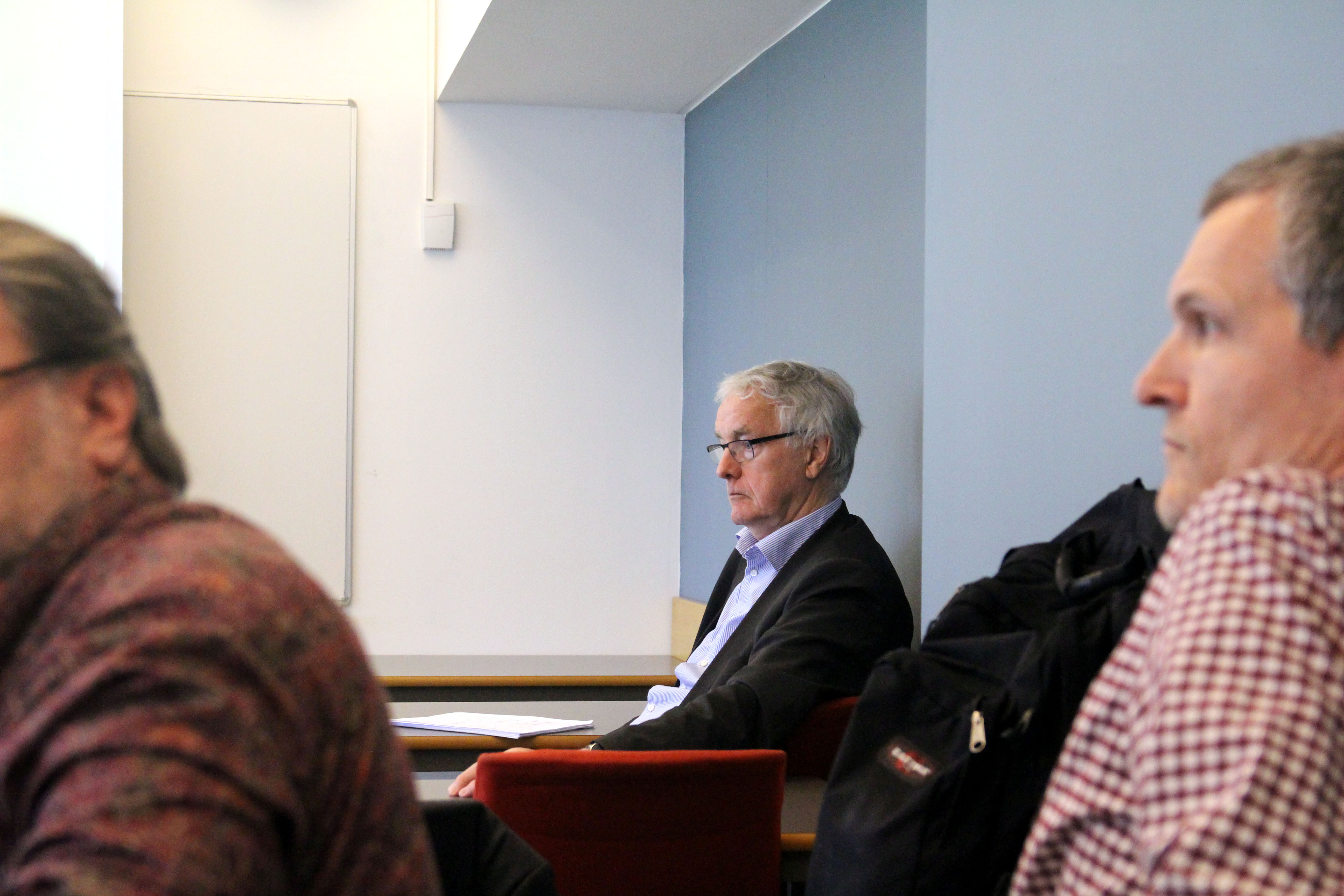 Gerd Althoff, senior professor of history at the University of Münster, attends a seminar on 9 May 2018. Photo: Carl F. Straumsheim