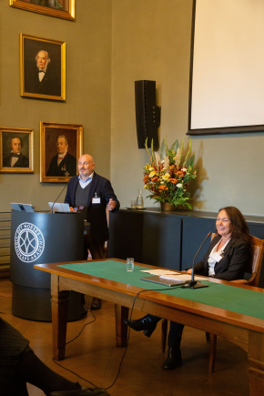 Olivier Bouin and Christina Garsten at the 2024 NetIAS Business Meeting