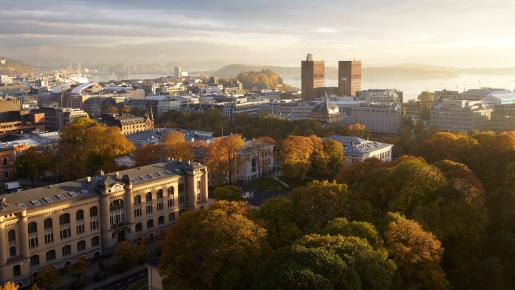 Image of Oslo cityscape.