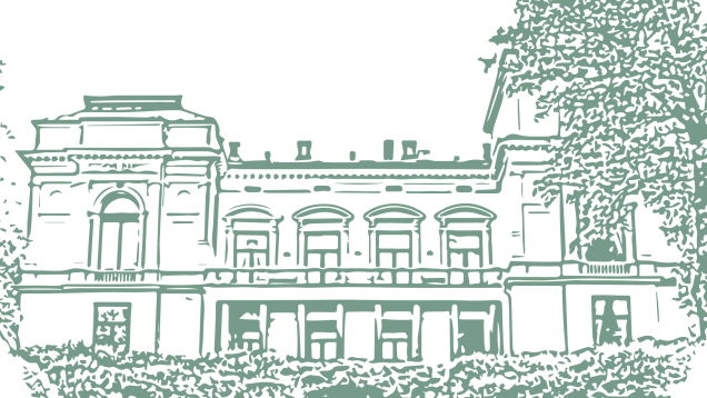 Illustration of our building in green