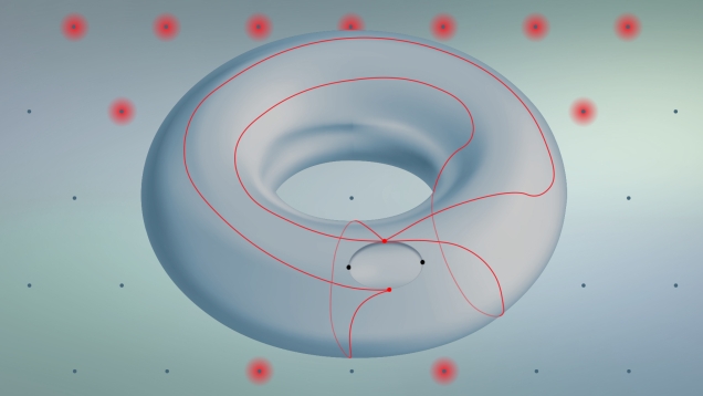 Project illustration of a torus.